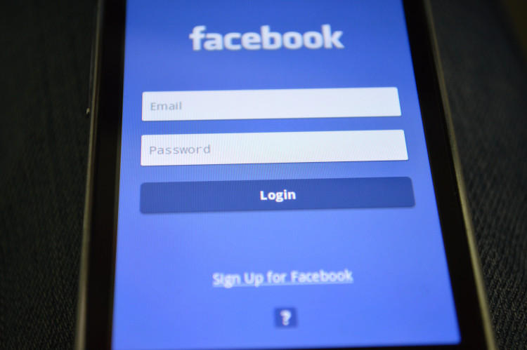 Sign in to facebook