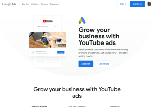 Google video ads placed on platforms like youtube