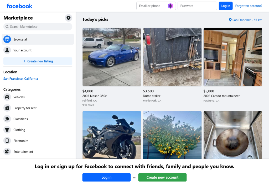 Facebook Marketplace