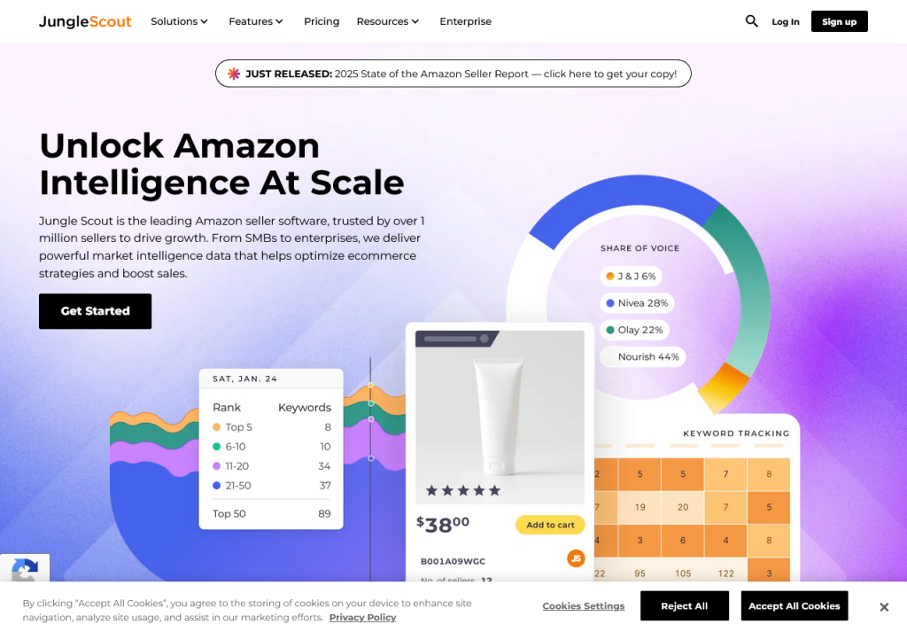 Jungle Scout Amazon Seller Software & Product Research Tools for FBA and eCommerce Businesses