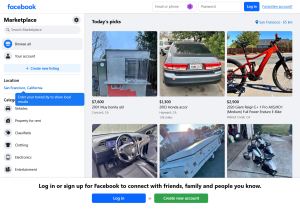 Facebook Marketplace buy and sell items locally or shipped Facebook