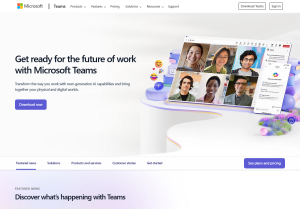 Video Conferencing Meetings Calling Microsoft Teams.