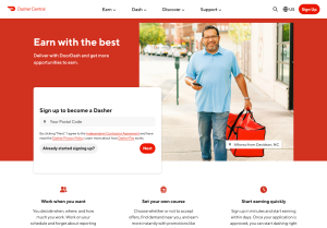 DoorDash Dasher Central.